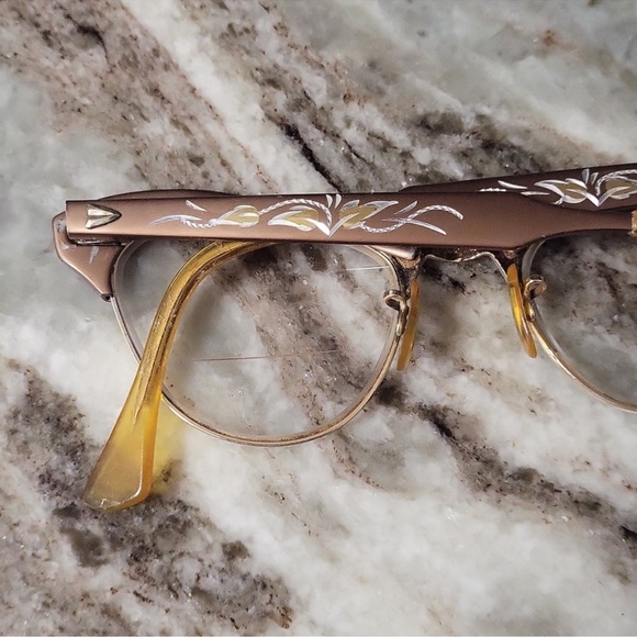 Antique Diamond Cut aluminum frame glasses - Picture 12 of 15